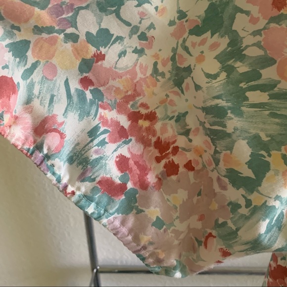 Goodtimes Vintage Floral Nap Dress Midi Length Made in Hawaii Size M/L - Picture 12 of 14